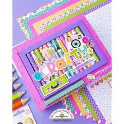 Doodlebug Design Color Me Crafty Paper Pack 30x30cm