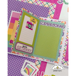 Doodlebug Design Color Me Crafty Paper Pack 30x30cm