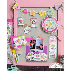 Doodlebug Design Color Me Crafty Odds & Ends 142 pezzi