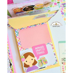 Doodlebug Design Color Me Crafty Odds & Ends 142 pezzi