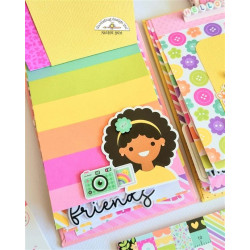 Doodlebug Design Color Me Crafty Odds & Ends 142 pezzi