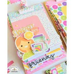 Doodlebug Design Color Me Crafty Odds & Ends 142 pezzi