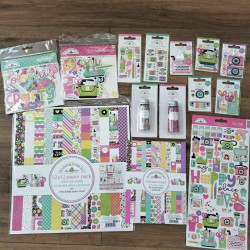 Doodlebug Design Color Me Crafty Chit Chat 101 pezzi