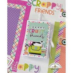 Doodlebug Design Color Me Crafty Chit Chat 101 pezzi