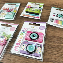 Doodlebug Design Color Me Crafty Crafty Girl Doodle-Pops