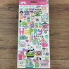 Doodlebug Design Color Me Crafty Icons Stickers