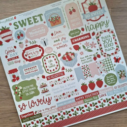 Echo Park Strawberry Fields Collection Kit 30x30cm