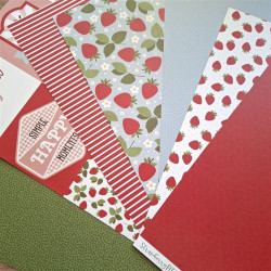 Echo Park Strawberry Fields Collection Kit 30x30cm