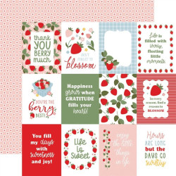 Echo Park Strawberry Fields Collection Kit 30x30cm