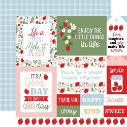 Echo Park Strawberry Fields Collection Kit 30x30cm