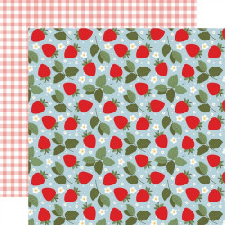 Echo Park Strawberry Fields Collection Kit 30x30cm