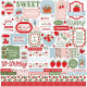 Echo Park Strawberry Fields Collection Kit 30x30cm