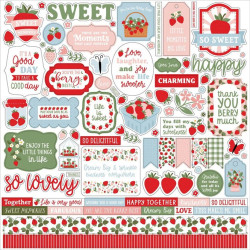 Echo Park Strawberry Fields Collection Kit 30x30cm