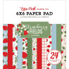 Echo Park Strawberry Fields Paper Pad 15x15cm