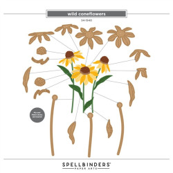 Spellbinders Cascading Coneflowers I Want It All! Bundle by Simon Hurley