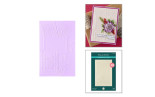 Spellbinders Serenity Garden 3D Embossing Folder Ode to a Poet by Susan Tierney-Cockburn