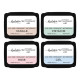 Spellbinders Buttons & Keepsakes BetterPress Ink Mini Set Blushing Macarons by Frank Garcia 4pz