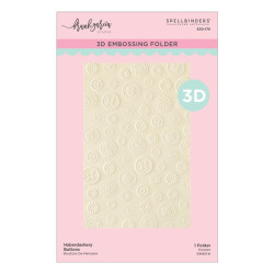 Spellbinders Buttons & Keepsakes 3D Embossing Folder Haberdashery Buttons by Frank Garcia