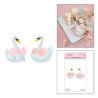 Spellbinders Buttons & Keepsakes Etched Dies Keepsake Swans by Frank Garcia