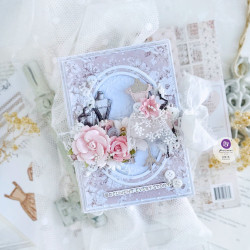 Spellbinders Buttons & Keepsakes 3D Embossing Folder Ribbons & Seams by Frank Garcia