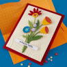 Spellbinders Whimsical Village 3D Embossing Folder Skies by Vicky Papaioannou