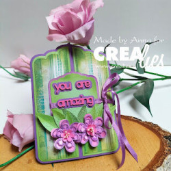 Crealies Cardzz Dies no. 635 Gatefold Card Paneel A