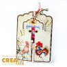 Crealies Cardzz Dies no. 635 Gatefold Card Paneel A