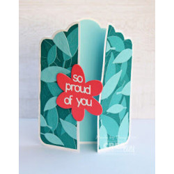Crealies Cardzz Dies no. 636 Gatefold Card Paneel B