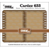 Crealies Cardzz Dies no. 633 Gatefold Notebook Card