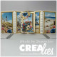 Crealies Cardzz Dies no. 633 Gatefold Notebook Card