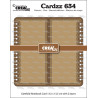 Crealies Cardzz Dies no. 634 Gatefold Notebook Card