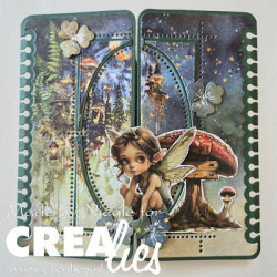 Crealies Cardzz Dies no. 634 Gatefold Notebook Card