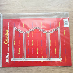 Crealies Cardzz Dies no. 636 Gatefold Card Paneel B