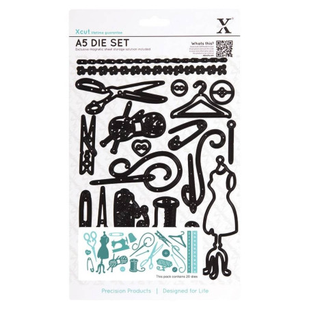 Xcut A5 Dies Set Haberdashery