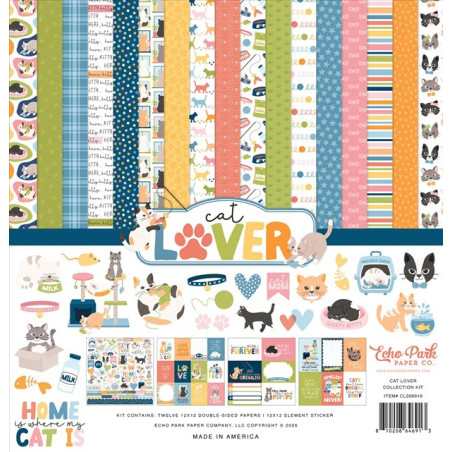 Echo Park Cat Lover Collection Kit 30x30cm