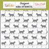 Echo Park Cat Prowl Designer Stencil