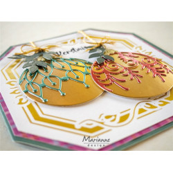Marianne Design Creatables Christmas Baubles Round