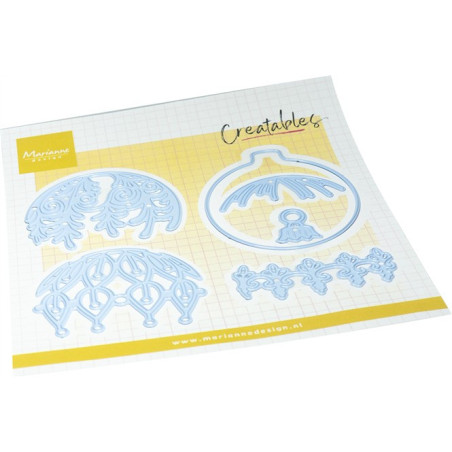 Marianne Design Creatables Christmas Baubles Round