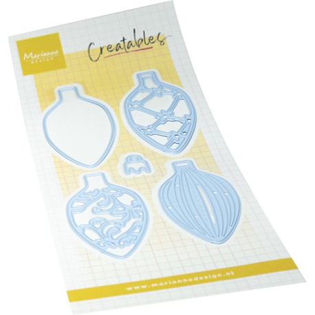 Marianne Design Creatables Christmas Baubles Oval