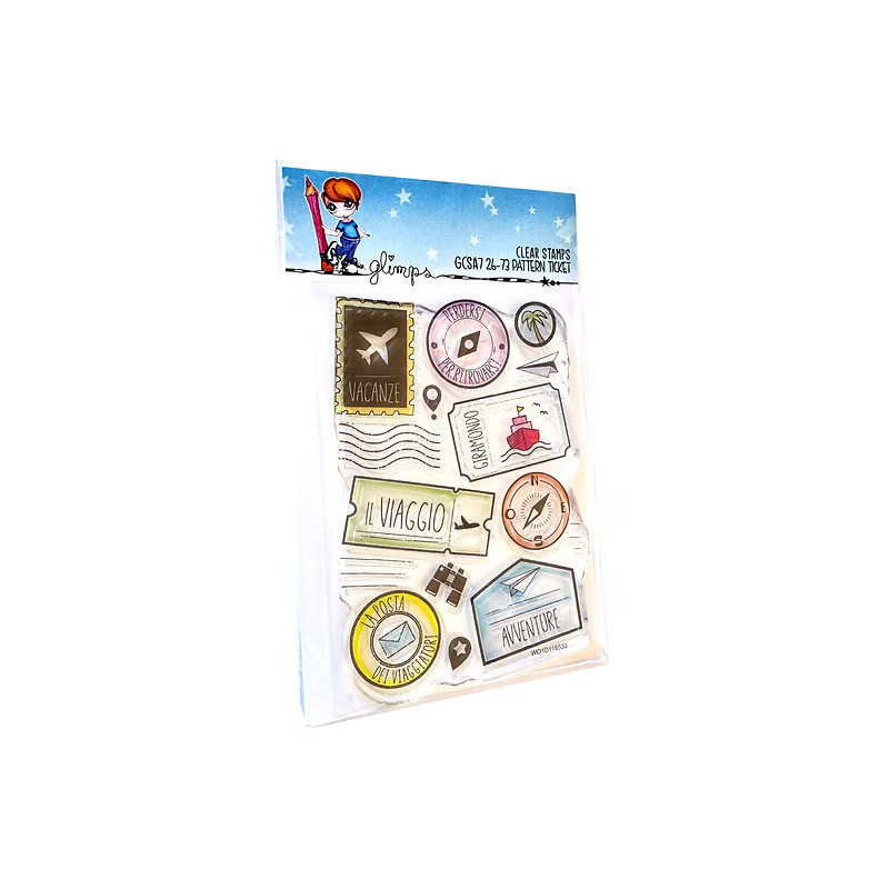 GLIMPS CLEAR STAMPS - GCSA7 26-73 PATTERN TICKET