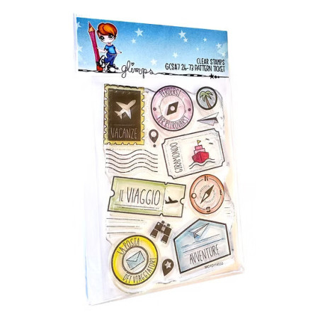 GLIMPS CLEAR STAMPS - GCSA7 26-73 PATTERN TICKET