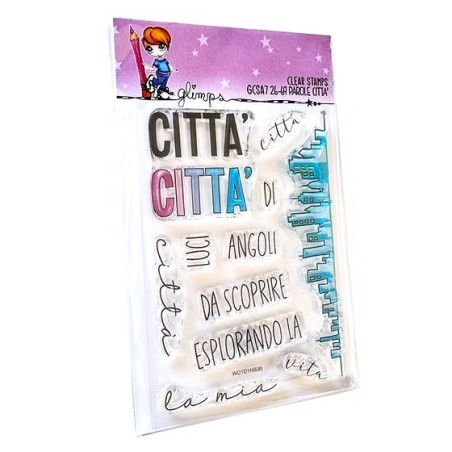 GLIMPS CLEAR STAMPS - GCSA7 26-69 PAROLE CITTA'