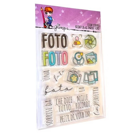 GLIMPS CLEAR STAMPS - GCSA7 26-65 PAROLE FOTO