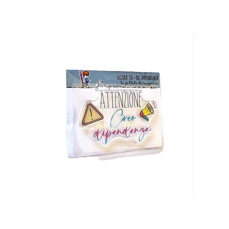 GLIMPS CLEAR STAMPS - GCSA8 26-86 DIPENDENZA