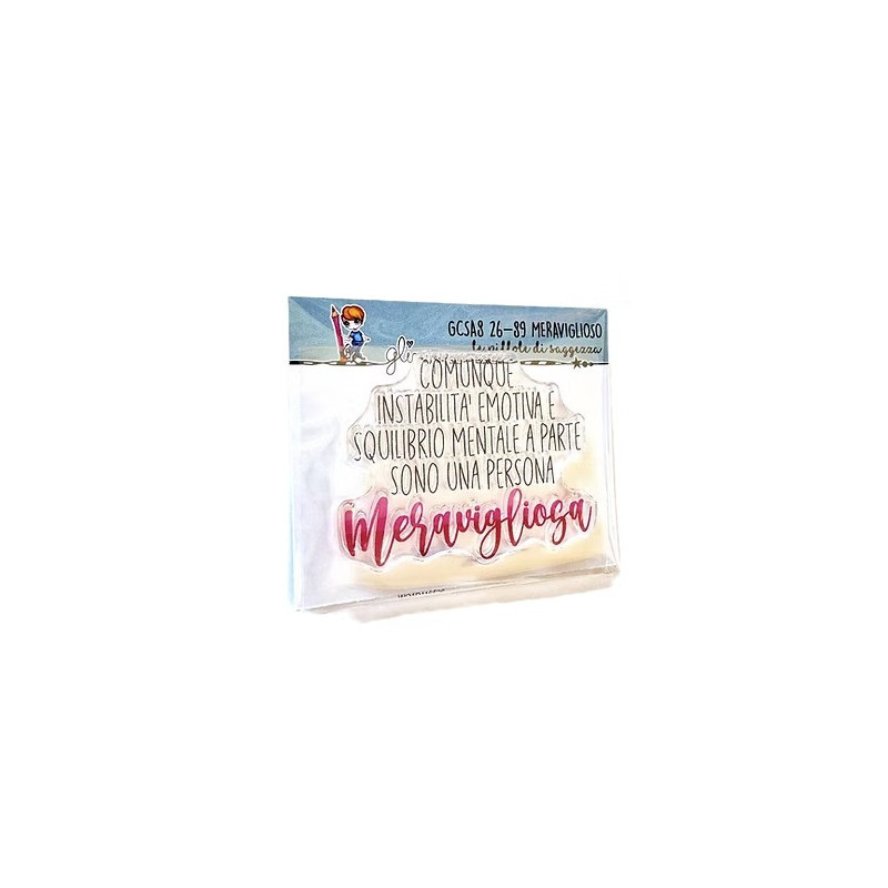 GLIMPS CLEAR STAMPS - GCSA8 26-89 MERAVIGLIOSO