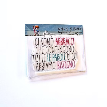 GLIMPS CLEAR STAMPS - GCSA8 26-80 ABBRACCI