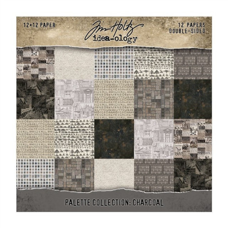 Idea-ology Tim Holtz Palette Collection CHARCOAL 30x30cm