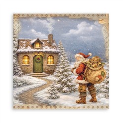 Stamperia Silent Night SINGLE FACE Paper Pack 20x20cm