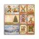 Stamperia Silent Night SINGLE FACE Paper Pack 20x20cm