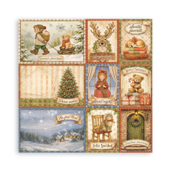 Stamperia Silent Night SINGLE FACE Paper Pack 20x20cm